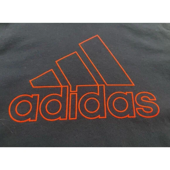 Navy Blue Adidas Boy Girl Hooded Long Sleeve Shirt, Size Youth 5, Size 5T - Picture 3 of 5